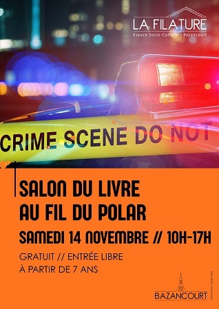 Affiche : Salon du livre, Au fil du polar